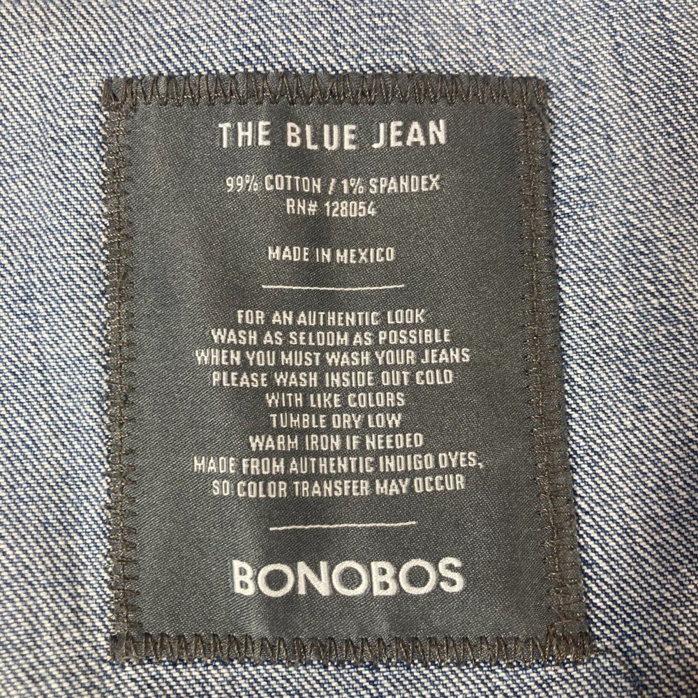 EUC! Two Pair Bonobos The Blue Jean Men's Jeans, Light & Dark Wash, Sz. 36 X 36 - Picture 11 of 16